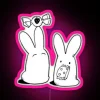 mokke hanako-kun candy toilet rgb neon sign