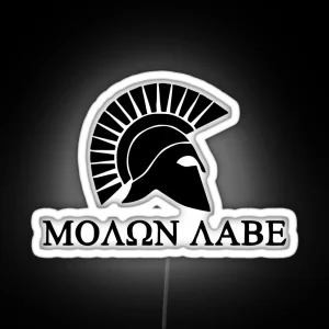 Molon Labe RGB Neon Sign