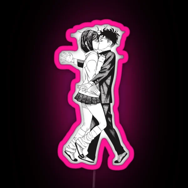 Momo And Okarun Dandadan RGB Neon Sign
