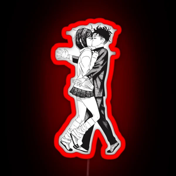Momo And Okarun Dandadan RGB Neon Sign