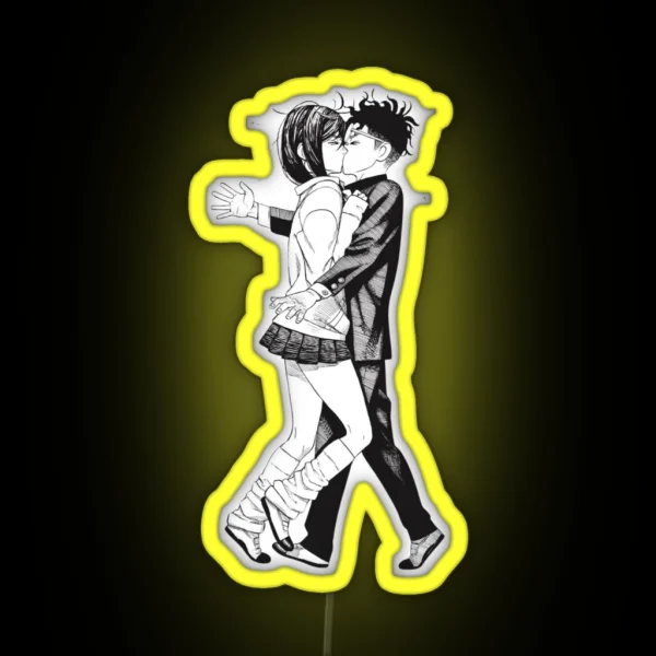 Momo And Okarun Dandadan RGB Neon Sign