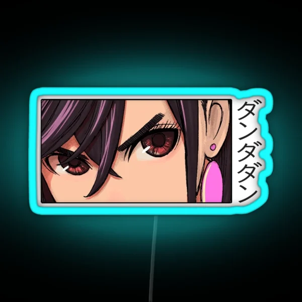 Momo Ayase Dandadan Anime Merch RGB Neon Sign