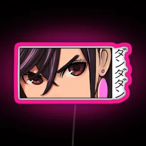 Momo Ayase Dandadan Anime Merch RGB Neon Sign
