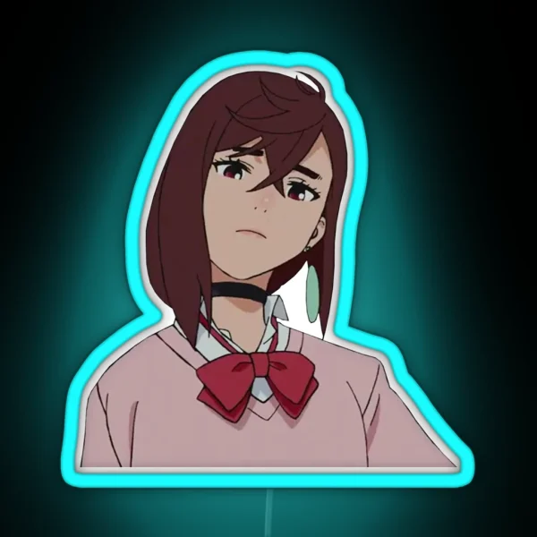 Momo Ayase Dandadan RGB Neon Sign