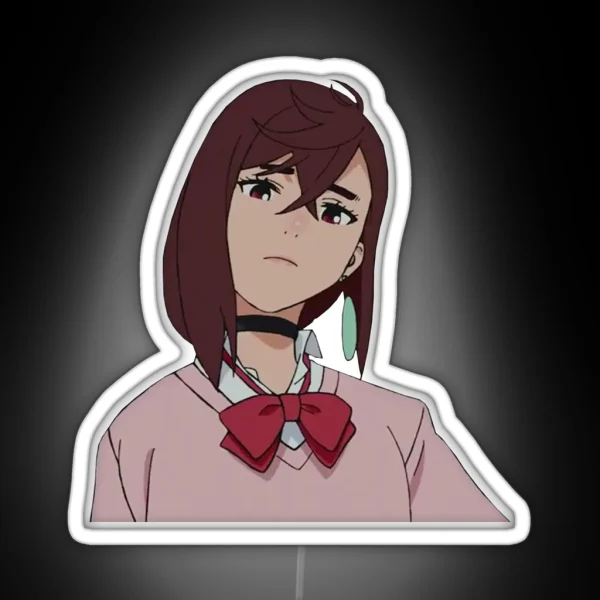 Momo Ayase Dandadan RGB Neon Sign
