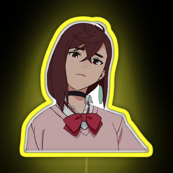 Momo Ayase Dandadan RGB Neon Sign