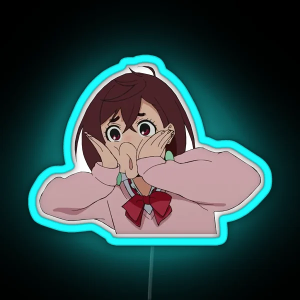 Momo Ayase Dandadan RGB Neon Sign
