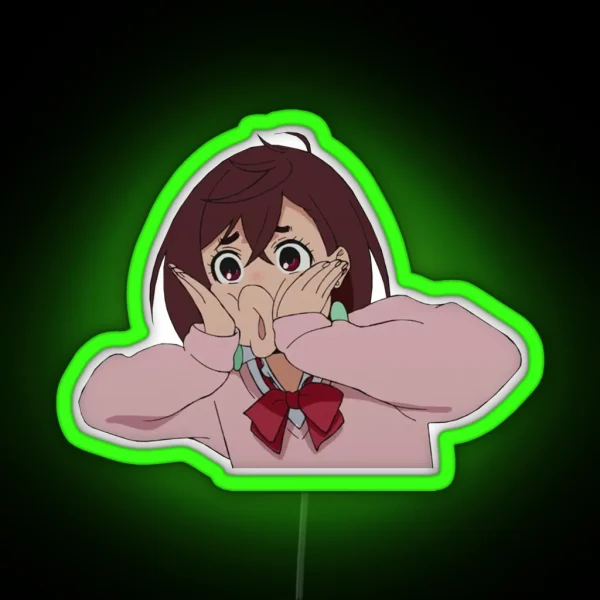 Momo Ayase Dandadan RGB Neon Sign