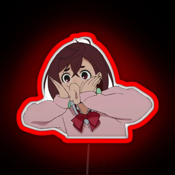Momo Ayase Dandadan RGB Neon Sign