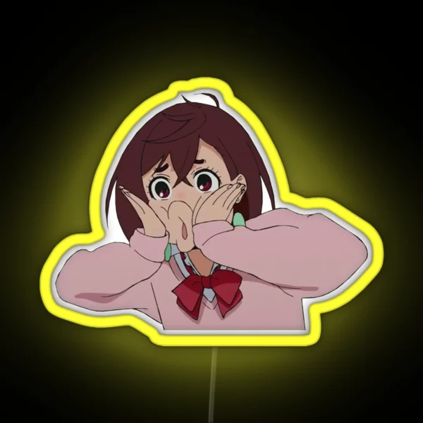 Momo Ayase Dandadan RGB Neon Sign