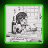 Momo Ayase anime character neon sign with RGB lighting - green.