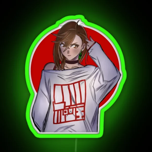 Momo Chan RGB Neon Sign