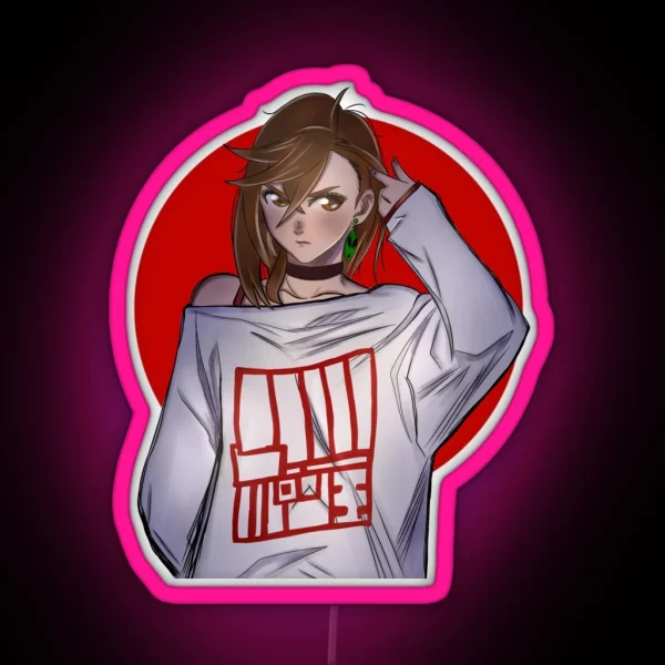 Momo Chan RGB Neon Sign