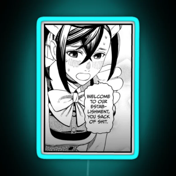 Momo Welcomes You RGB Neon Sign