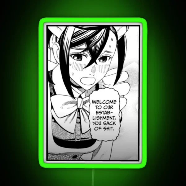 Momo Welcomes You RGB Neon Sign