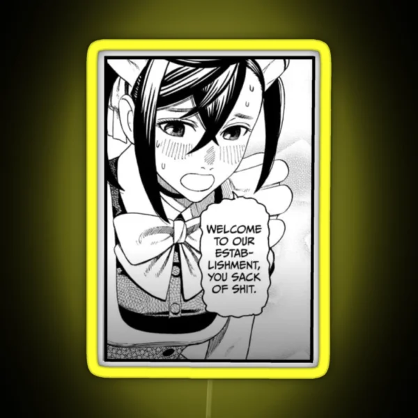 Momo Welcomes You RGB Neon Sign