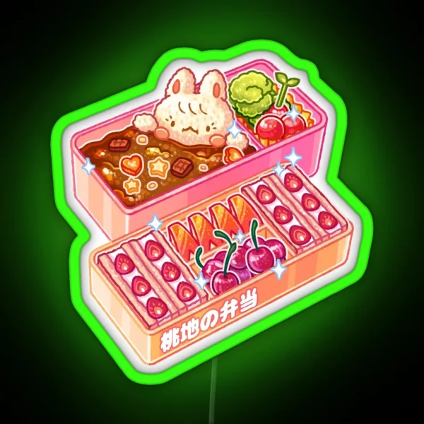 Momochi S Bento Box RGB Neon Sign