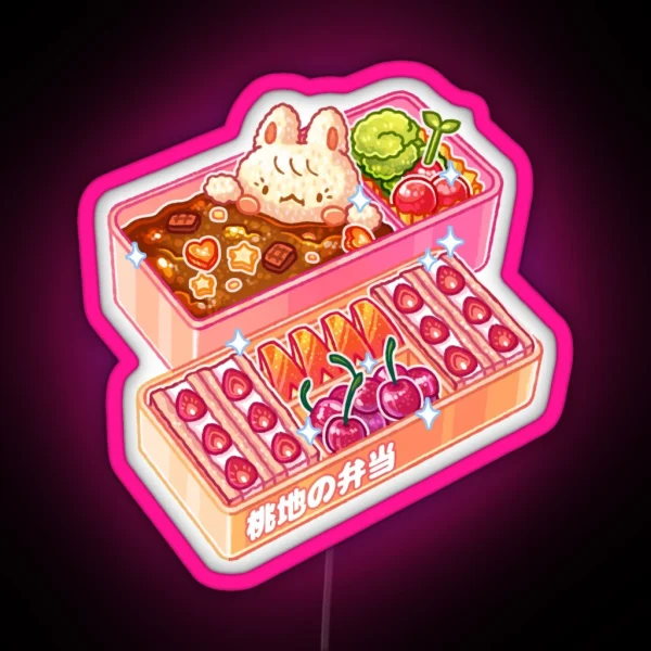 Momochi S Bento Box RGB Neon Sign