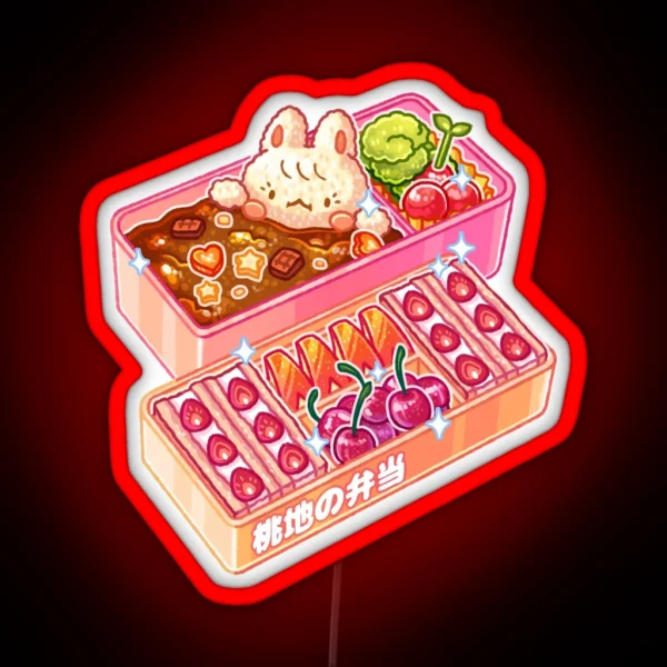 Momochi S Bento Box RGB Neon Sign