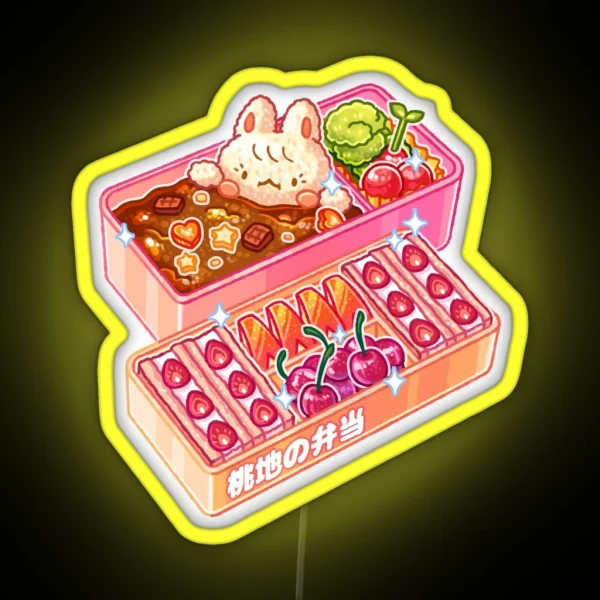 Momochi S Bento Box RGB Neon Sign