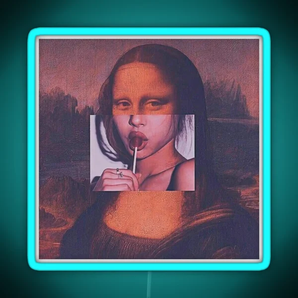 Monalisa Lollipop RGB Neon Sign