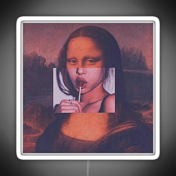 Monalisa Lollipop RGB Neon Sign