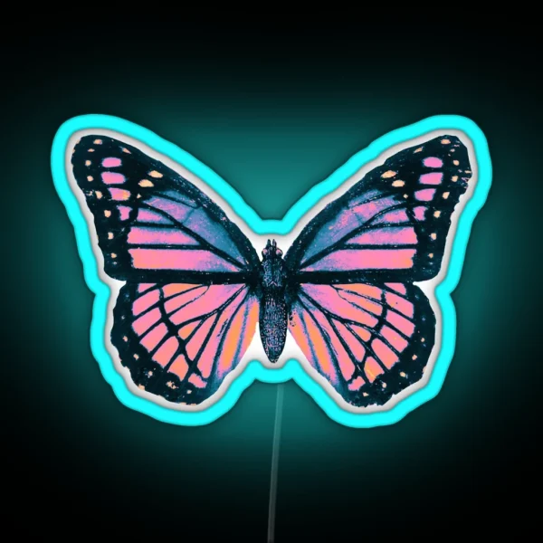 Monarch Butterfly Dream RGB Neon Sign