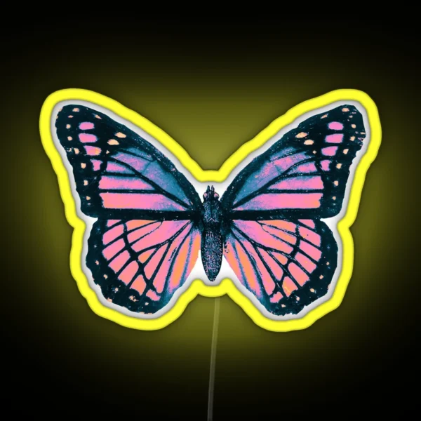 Monarch Butterfly Dream RGB Neon Sign