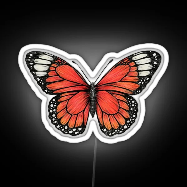 Monarch Butterfly RGB Neon Sign