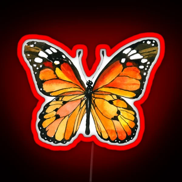 Monarch Butterfly RGB Neon Sign
