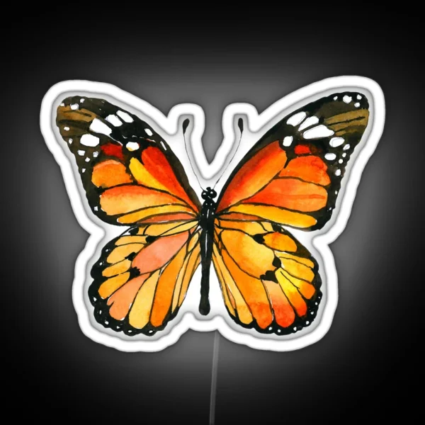 Monarch Butterfly RGB Neon Sign