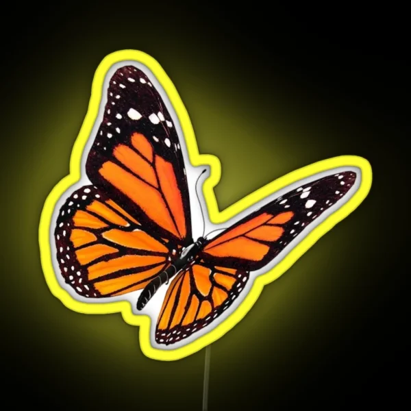 Monarch Butterfly RGB Neon Sign