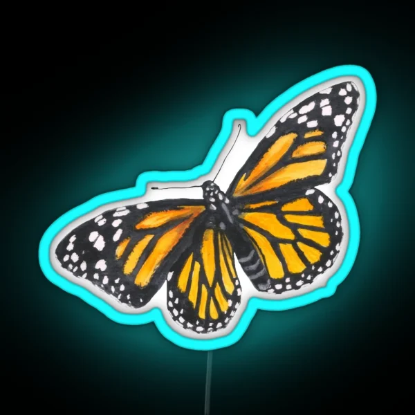 Monarch Butterfly RGB Neon Sign