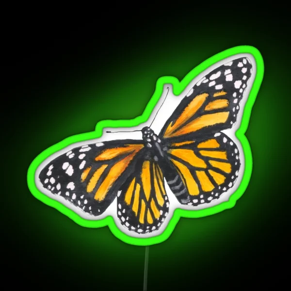 Monarch Butterfly RGB Neon Sign