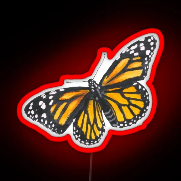 Monarch Butterfly RGB Neon Sign