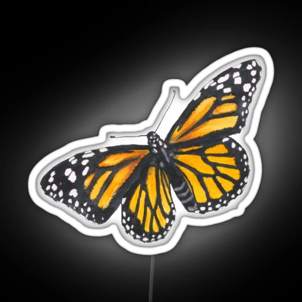 Monarch Butterfly RGB Neon Sign