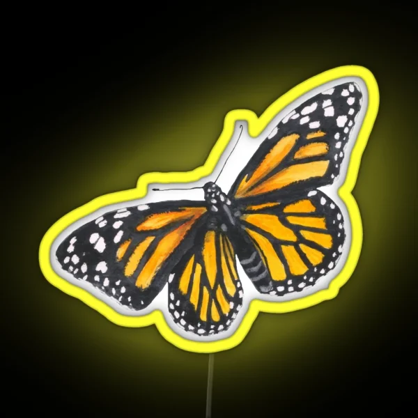 Monarch Butterfly RGB Neon Sign