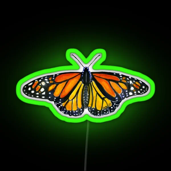 Monarch Butterfly RGB Neon Sign
