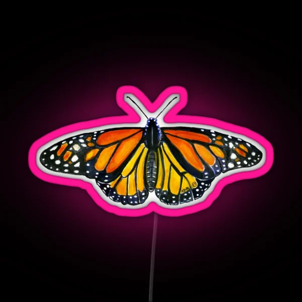 Monarch Butterfly RGB Neon Sign