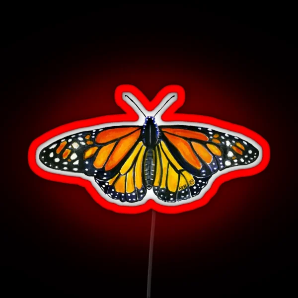 Monarch Butterfly RGB Neon Sign