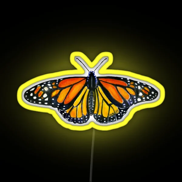 Monarch Butterfly RGB Neon Sign