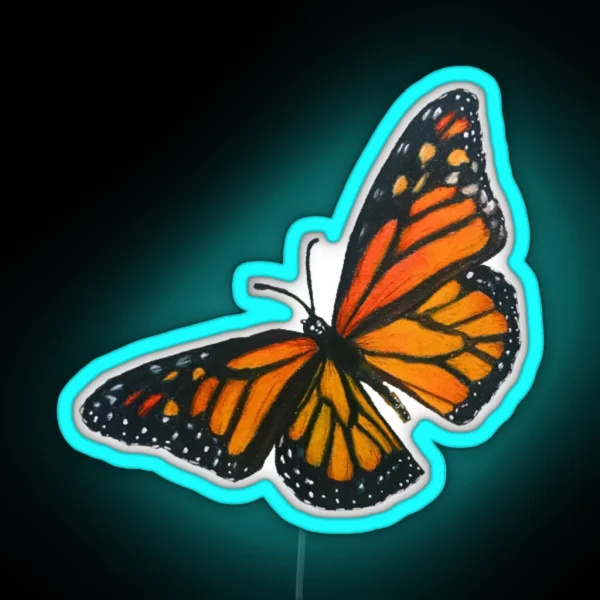 Monarch Butterfly RGB Neon Sign