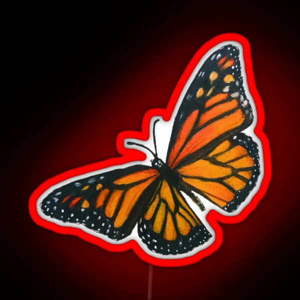 Monarch Butterfly RGB Neon Sign