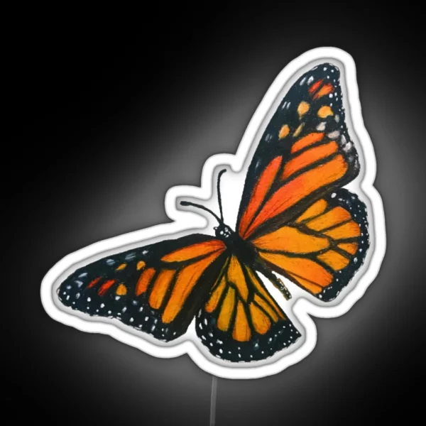 Monarch Butterfly RGB Neon Sign