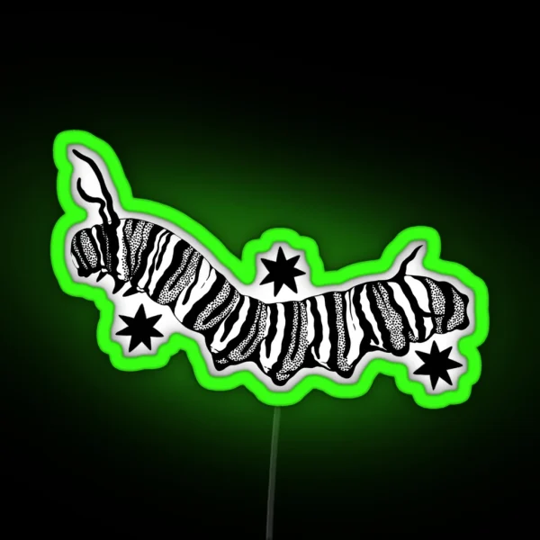Monarch Caterpillar RGB Neon Sign