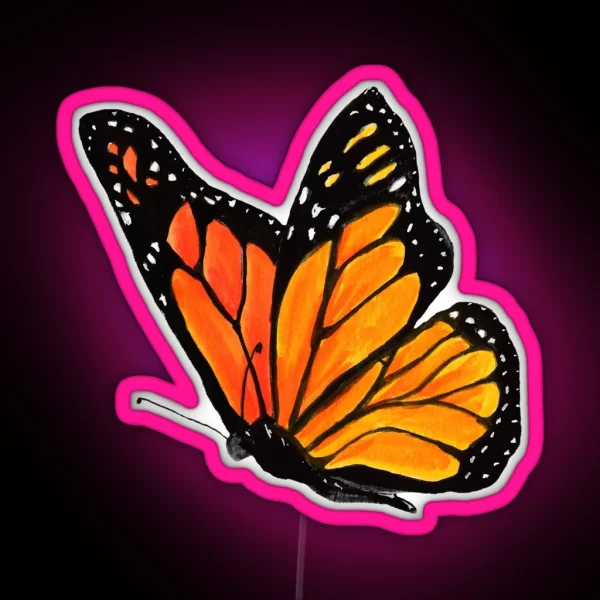 Monarch Landing RGB Neon Sign