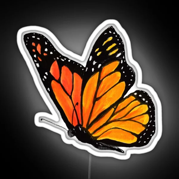 Monarch Landing RGB Neon Sign