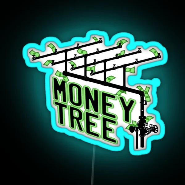 Money Tree RGB Neon Sign