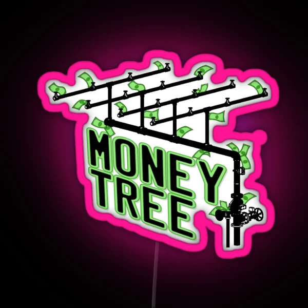 Money Tree RGB Neon Sign