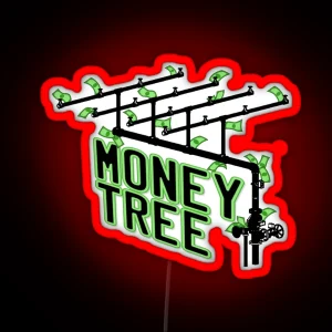 Money Tree RGB Neon Sign